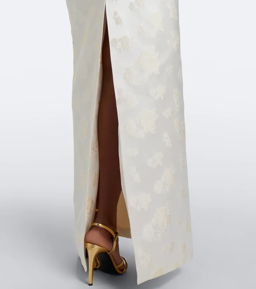 Markarian Bridal Clover brocade bustier gown | Thumbnail 5