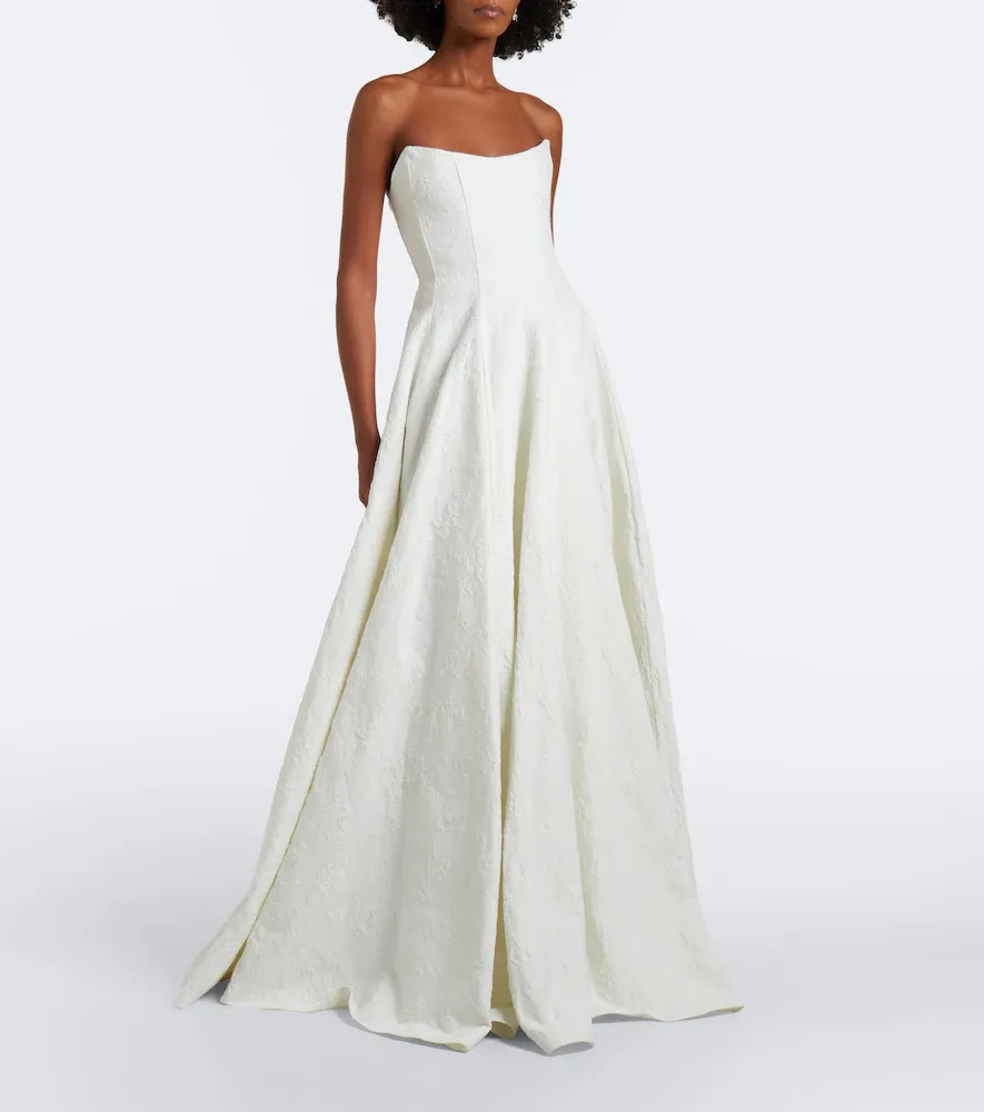 Markarian Bridal Laila jacquard bustier gown | Thumbnail 4 Markarian Bridal Laila jacquard bustier gown | Thumbnail 4