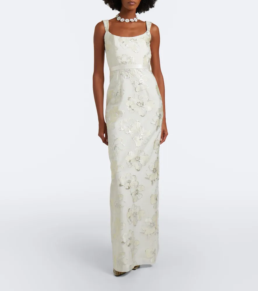 Markarian Bridal Robin belted jacquard gown | Thumbnail 5 Markarian Bridal Robin belted jacquard gown | Thumbnail 5