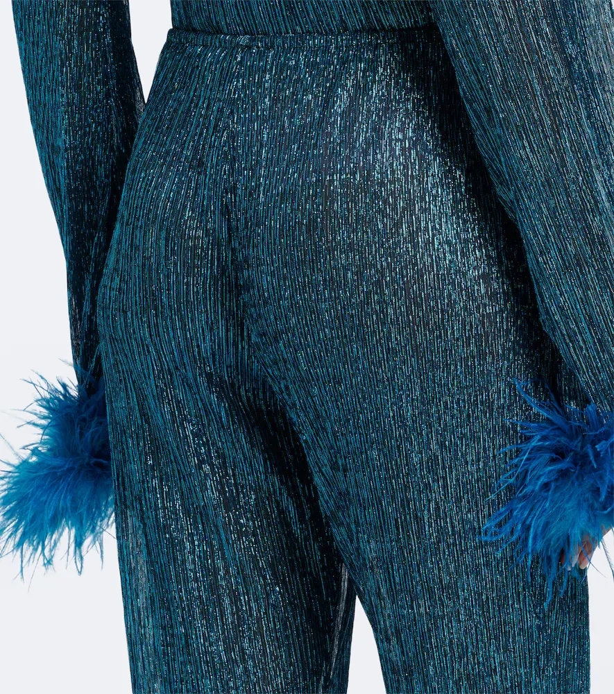 Cala de la Cruz Dries lamé wide-leg pants | Thumbnail 3 Cala de la Cruz Dries lamé wide-leg pants | Thumbnail 3