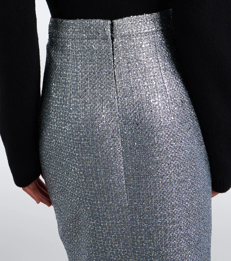 Emilia Wickstead Lorelei tweed pencil skirt | Thumbnail 3 Emilia Wickstead Lorelei tweed pencil skirt | Thumbnail 3