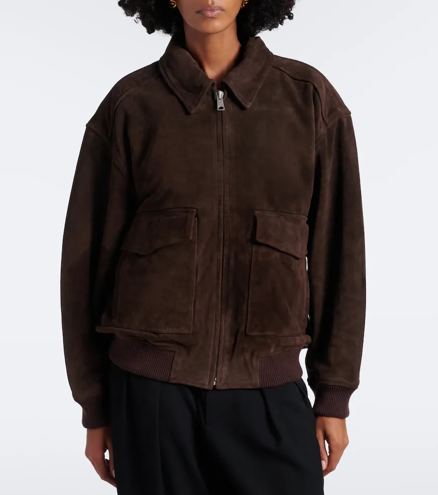 Citizens of Humanity Vivienne suede blouson jacket | Thumbnail 2 Citizens of Humanity Vivienne suede blouson jacket | Thumbnail 2