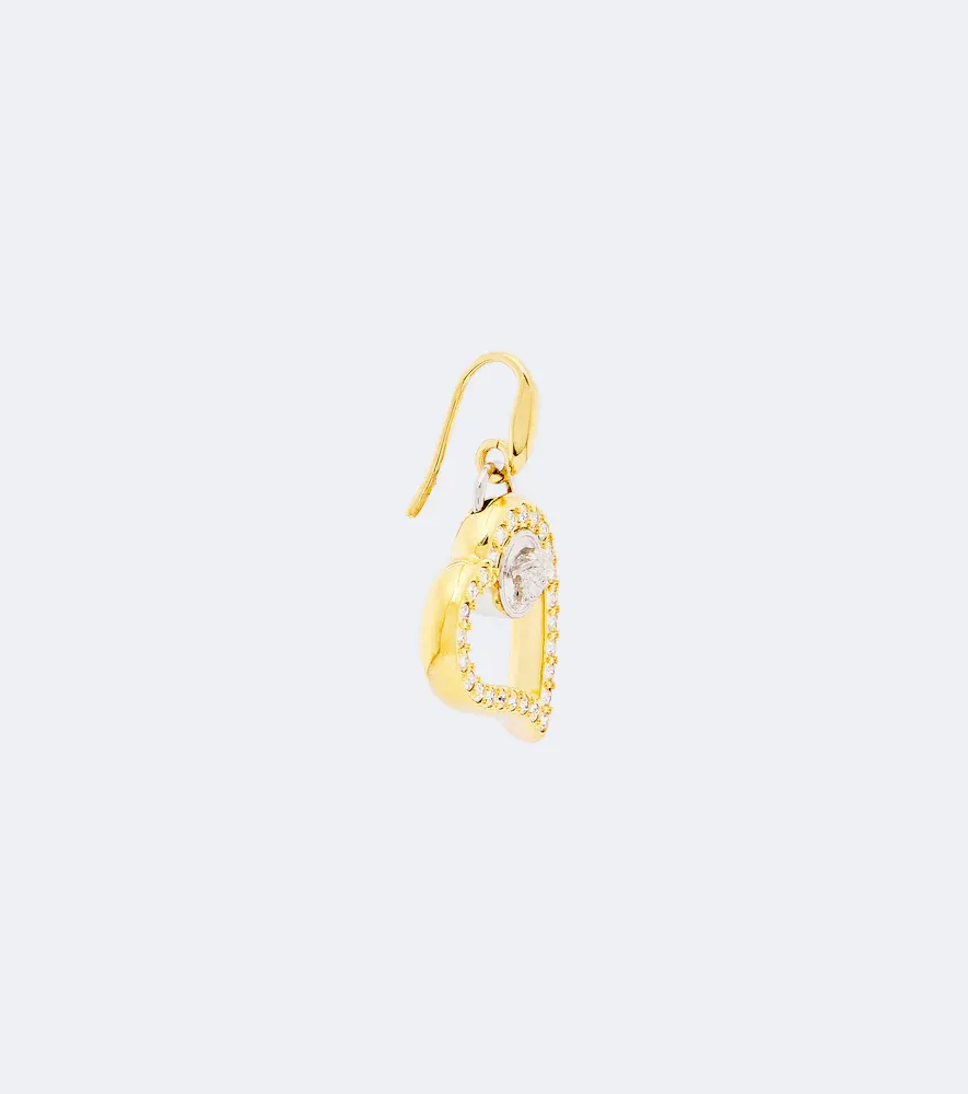 Versace Medusa crystal-embellished drop earrings | Thumbnail 3 Versace Medusa crystal-embellished drop earrings | Thumbnail 3