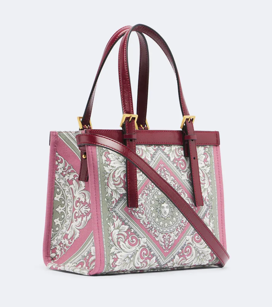 Versace Rivière Mini printed canvas top-handle bag | Thumbnail 3