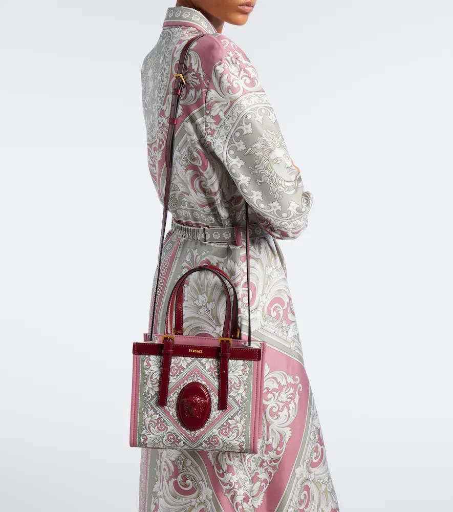 Versace Rivière Mini printed canvas top-handle bag | Thumbnail 4