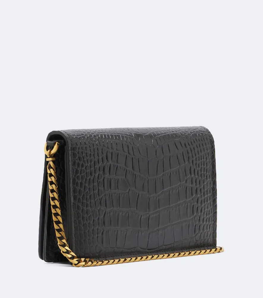 Versace Emblème Mini leather crossbody bag | Thumbnail 3 Versace Emblème Mini leather crossbody bag | Thumbnail 3