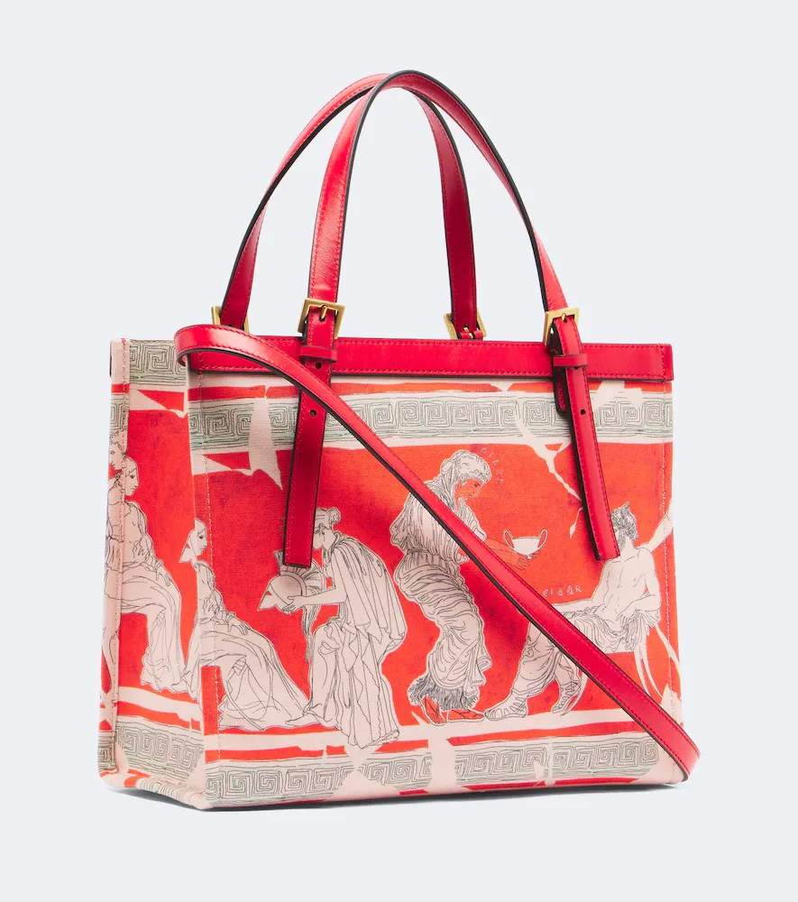 Versace Rivière Mini printed canvas shopper | Thumbnail 2