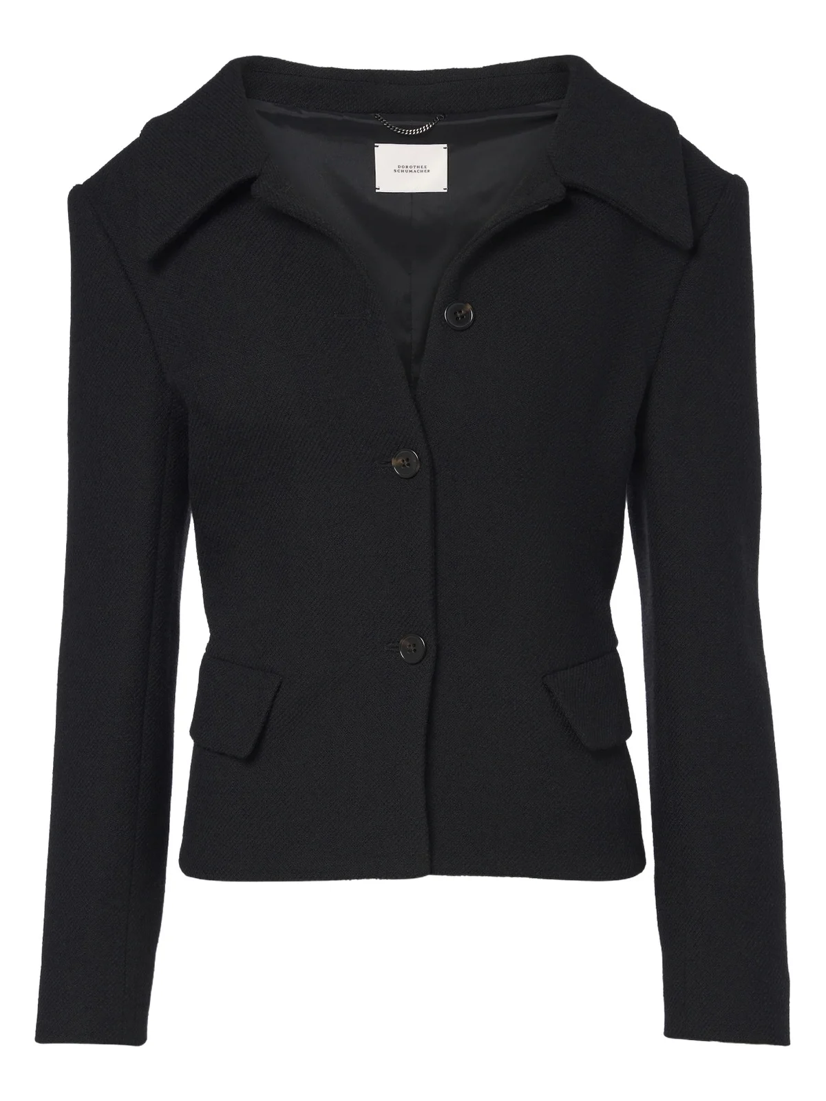 Dorothee Schumacher Modern Structure tweed blazer