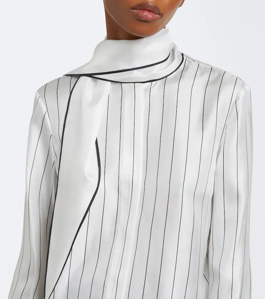 Dorothee Schumacher Stripes With A Twist silk twill blouse | Thumbnail 3 Dorothee Schumacher Stripes With A Twist silk twill blouse | Thumbnail 3
