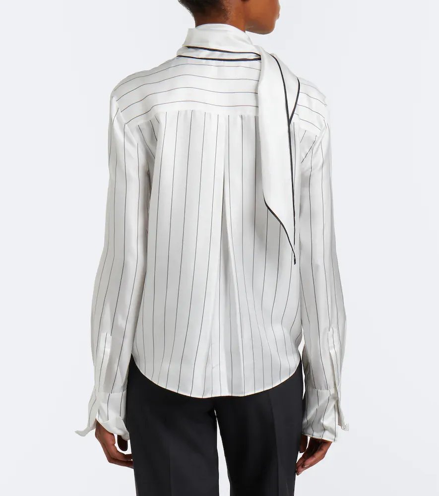 Dorothee Schumacher Stripes With A Twist silk twill blouse | Thumbnail 4 Dorothee Schumacher Stripes With A Twist silk twill blouse | Thumbnail 4