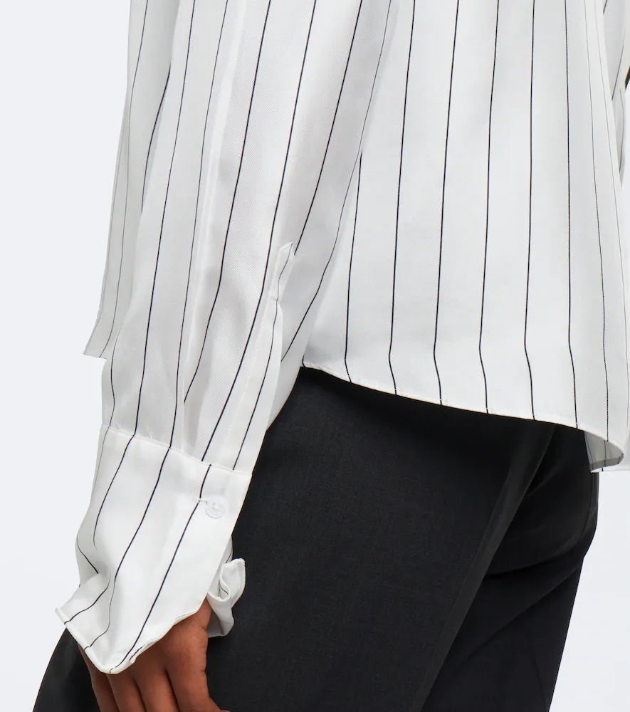 Dorothee Schumacher Stripes With A Twist silk twill blouse | Thumbnail 5 Dorothee Schumacher Stripes With A Twist silk twill blouse | Thumbnail 5