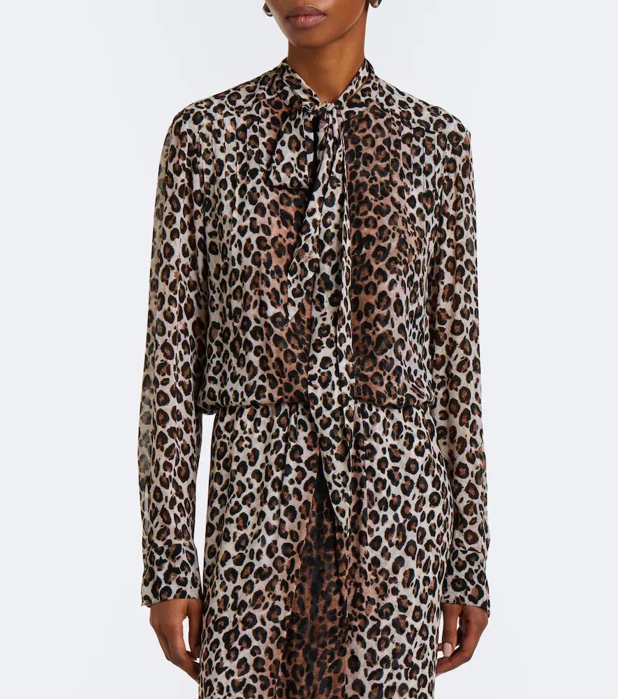 Dorothee Schumacher Wild At Heart georgette blouse | Thumbnail 2 Dorothee Schumacher Wild At Heart georgette blouse | Thumbnail 2