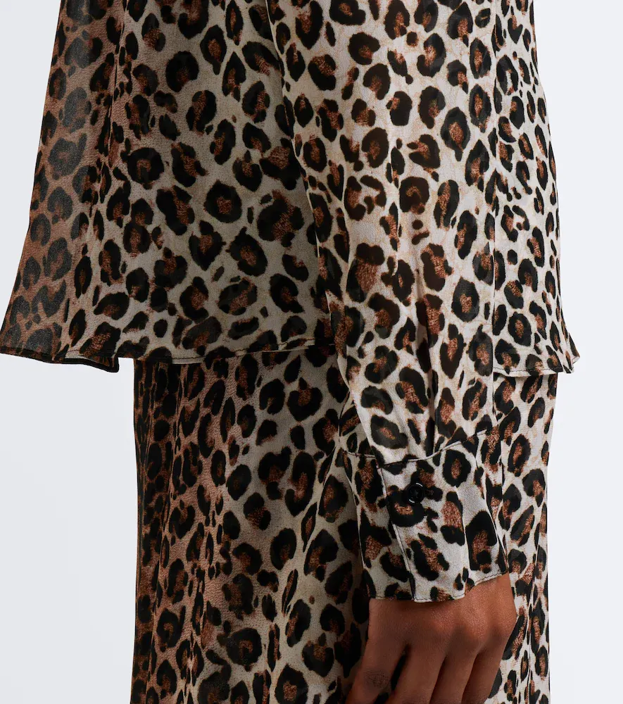Dorothee Schumacher Wild At Heart georgette blouse | Thumbnail 4 Dorothee Schumacher Wild At Heart georgette blouse | Thumbnail 4