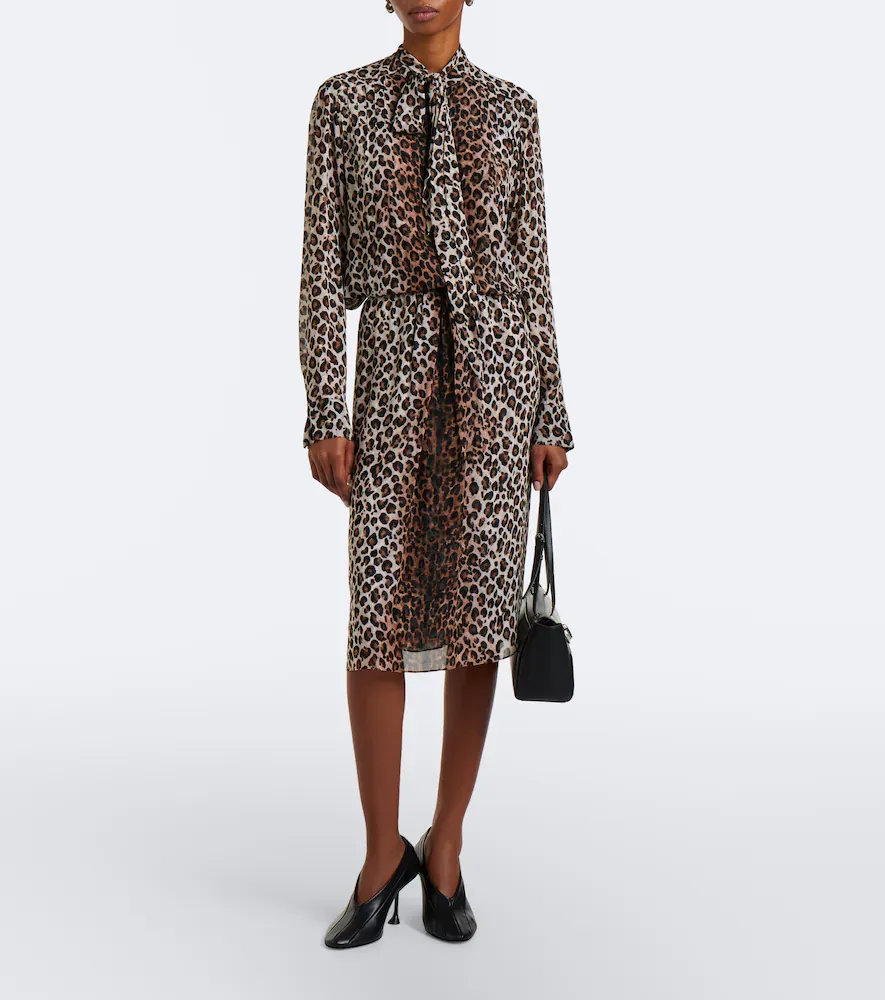 Dorothee Schumacher Wild At Heart georgette midi skirt | Thumbnail 2 Dorothee Schumacher Wild At Heart georgette midi skirt | Thumbnail 2