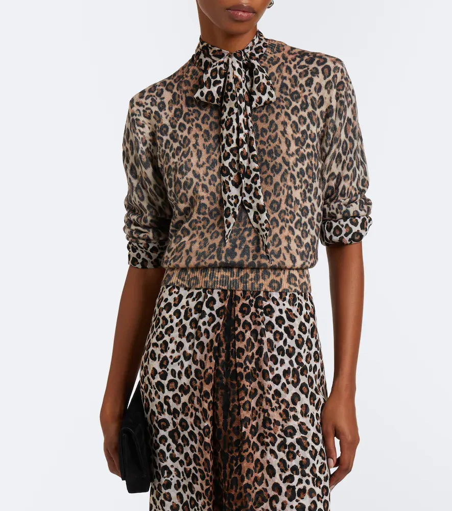 Dorothee Schumacher Leopard Statements wool and cashmere sweater | Thumbnail 2 Dorothee Schumacher Leopard Statements wool and cashmere sweater | Thumbnail 2