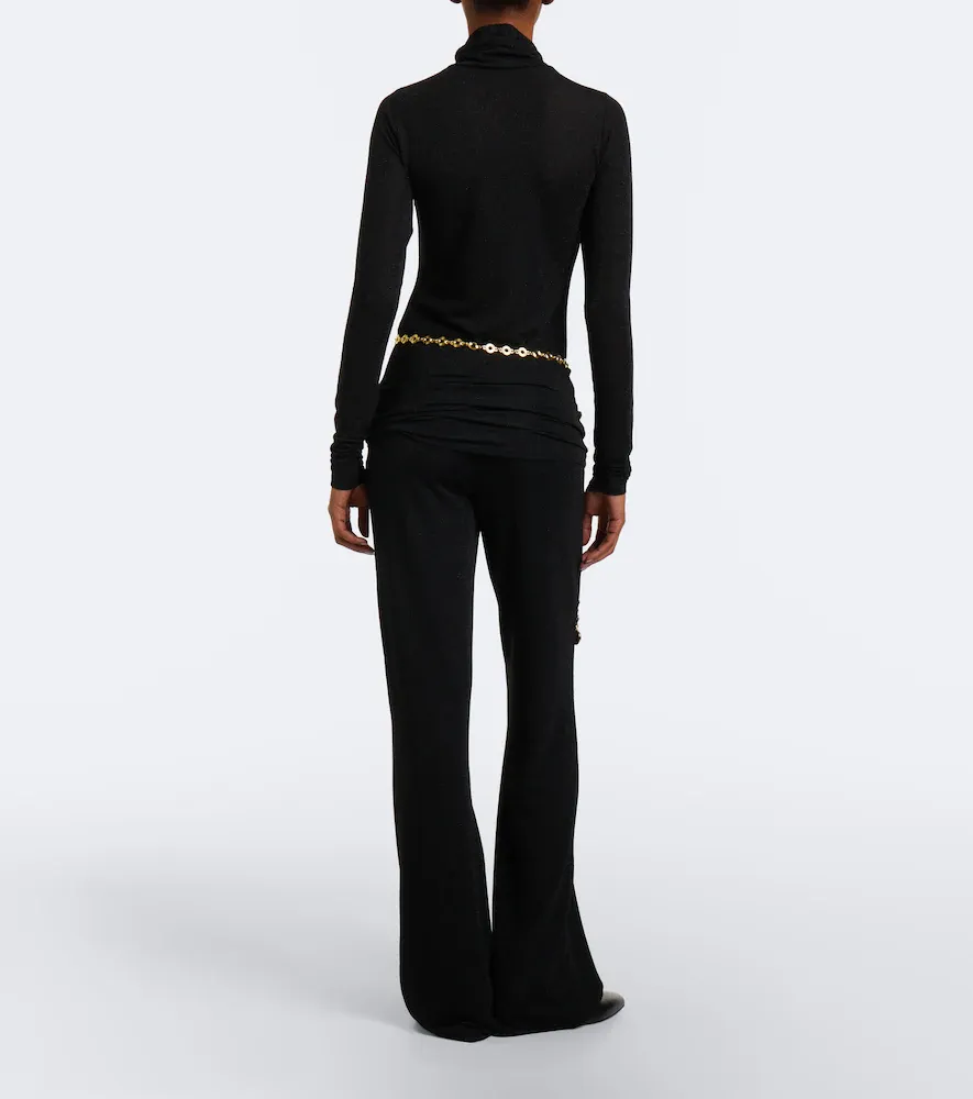 Dorothee Schumacher Soft Shimmer Lurex jersey straight pants | Thumbnail 5 Dorothee Schumacher Soft Shimmer Lurex jersey straight pants | Thumbnail 5