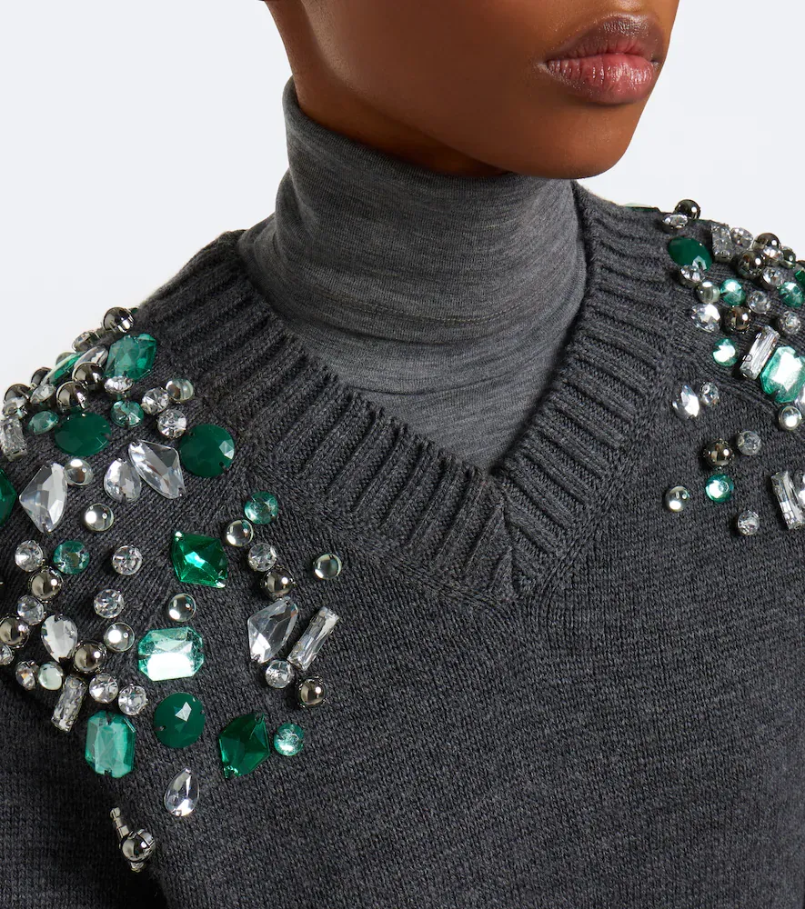 Dorothee Schumacher Embellished Coolness virgin wool sweater | Thumbnail 6 Dorothee Schumacher Embellished Coolness virgin wool sweater | Thumbnail 6