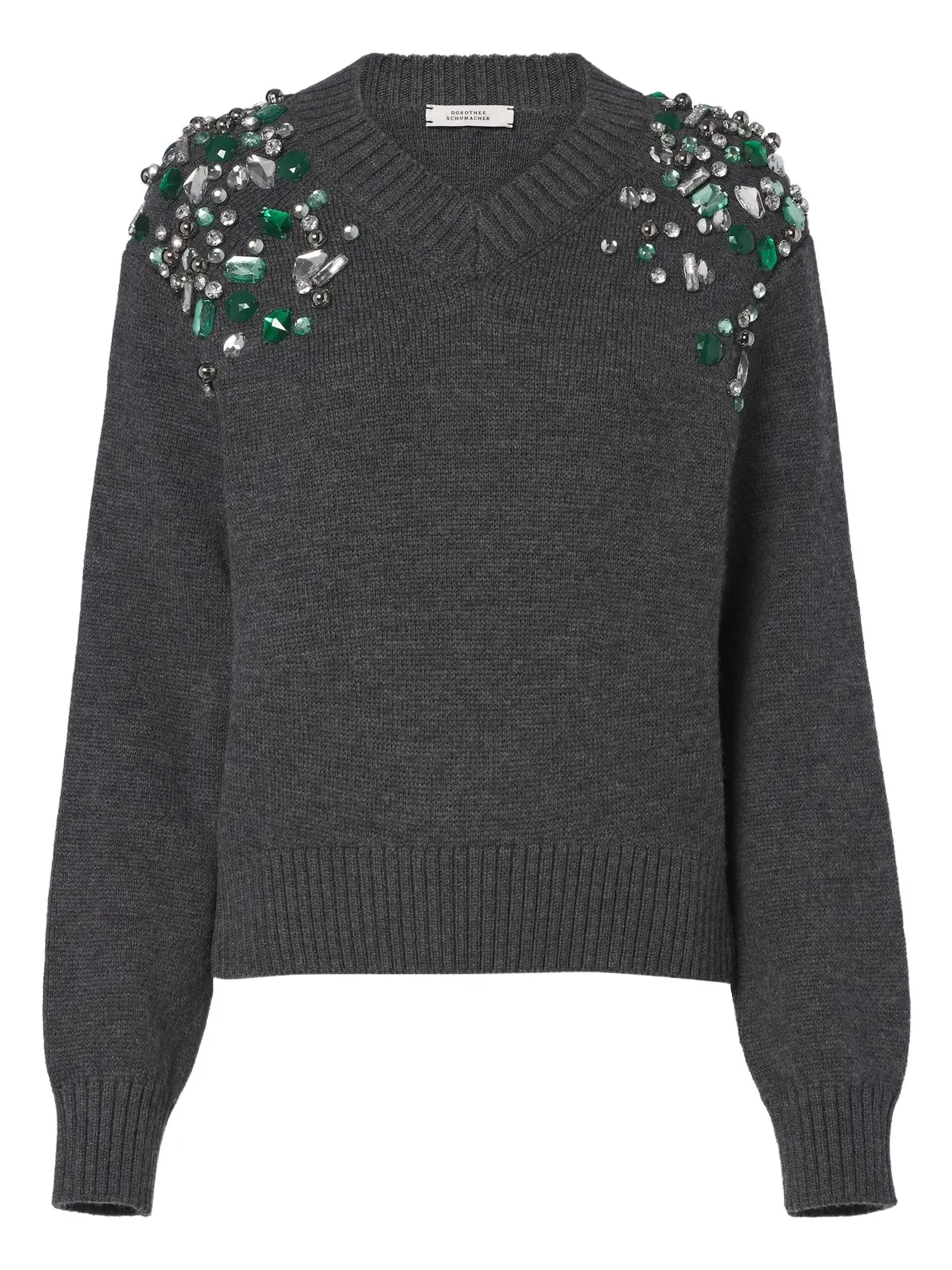 Dorothee Schumacher Embellished Coolness virgin wool sweater