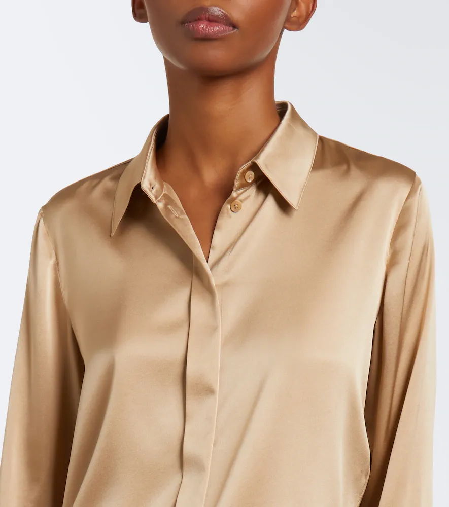 Dorothee Schumacher Sense Of Shine silk-blend satin shirt | Thumbnail 2 Dorothee Schumacher Sense Of Shine silk-blend satin shirt | Thumbnail 2