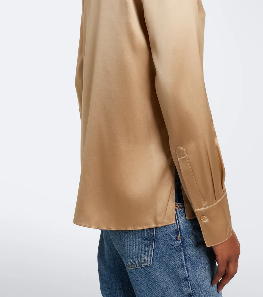 Dorothee Schumacher Sense Of Shine silk-blend satin shirt | Thumbnail 3 Dorothee Schumacher Sense Of Shine silk-blend satin shirt | Thumbnail 3