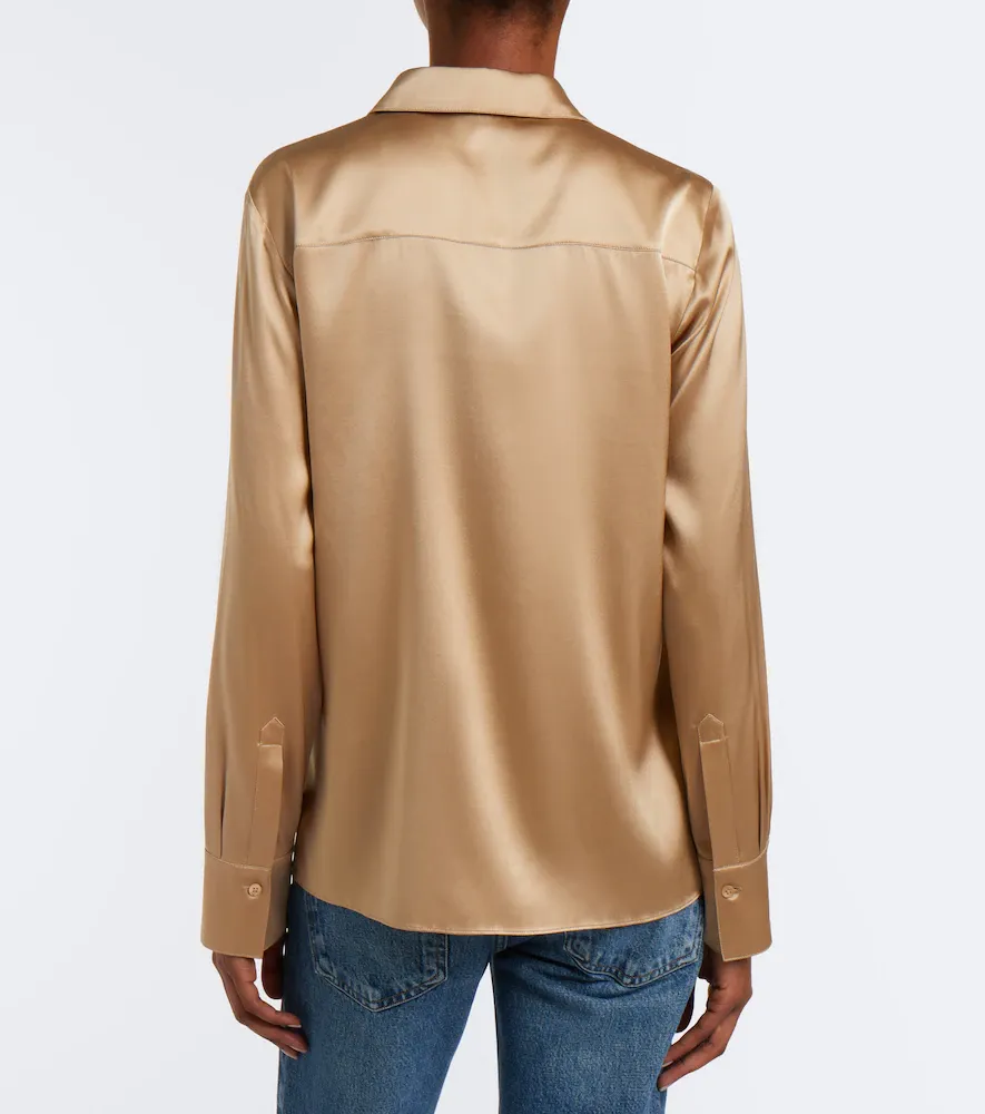 Dorothee Schumacher Sense Of Shine silk-blend satin shirt | Thumbnail 4 Dorothee Schumacher Sense Of Shine silk-blend satin shirt | Thumbnail 4
