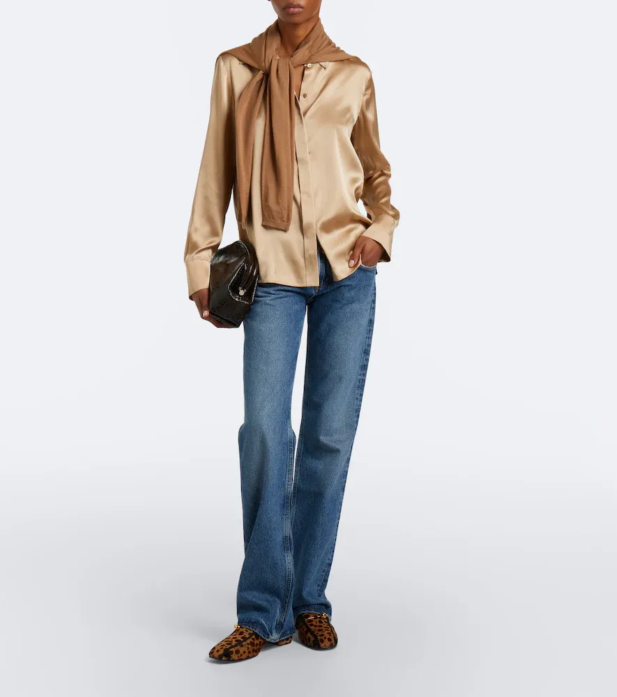 Dorothee Schumacher Sense Of Shine silk-blend satin shirt | Thumbnail 7 Dorothee Schumacher Sense Of Shine silk-blend satin shirt | Thumbnail 7