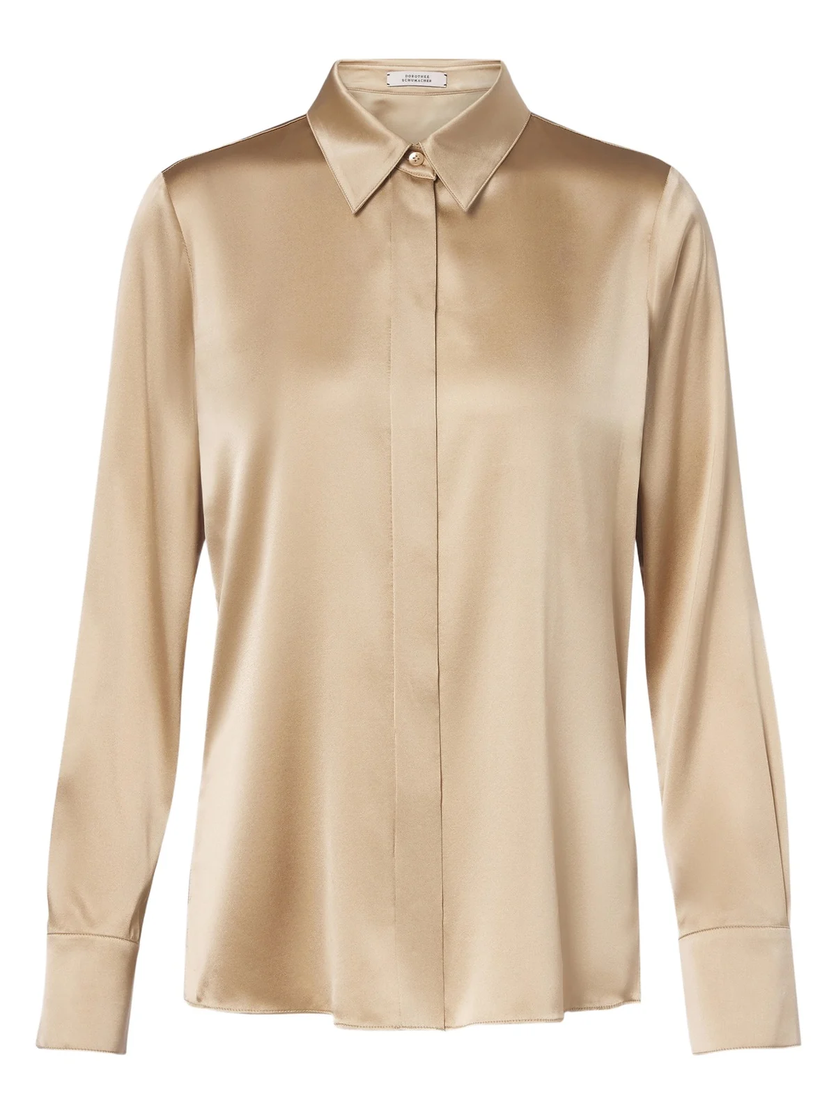 Dorothee Schumacher Sense Of Shine silk-blend satin shirt