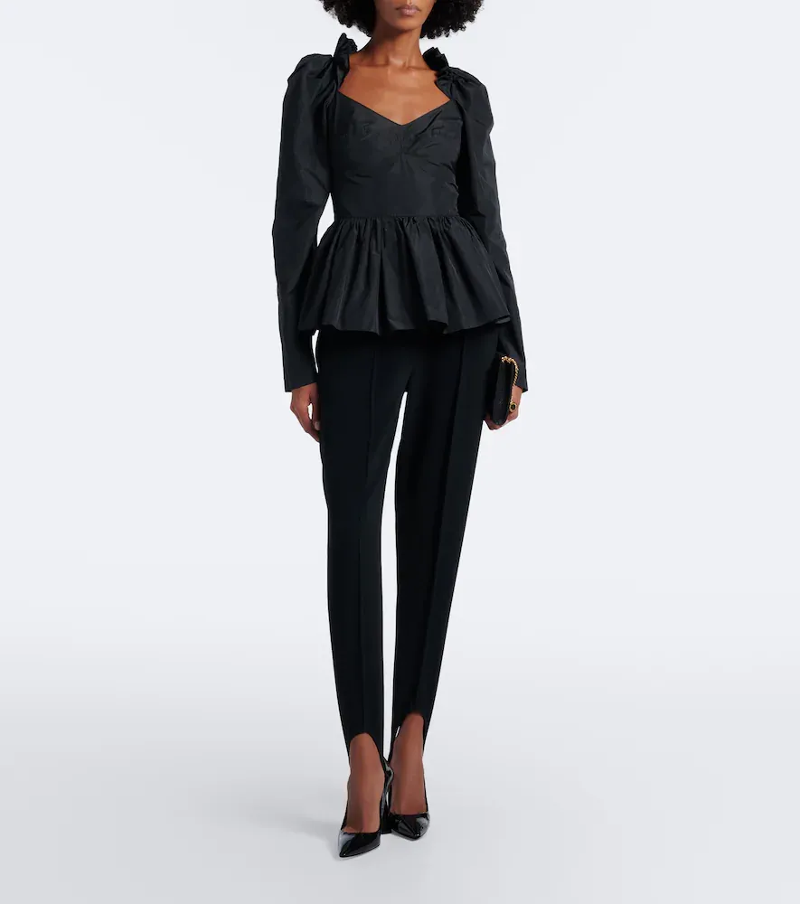 Stella McCartney Peplum taffeta top | Thumbnail 4