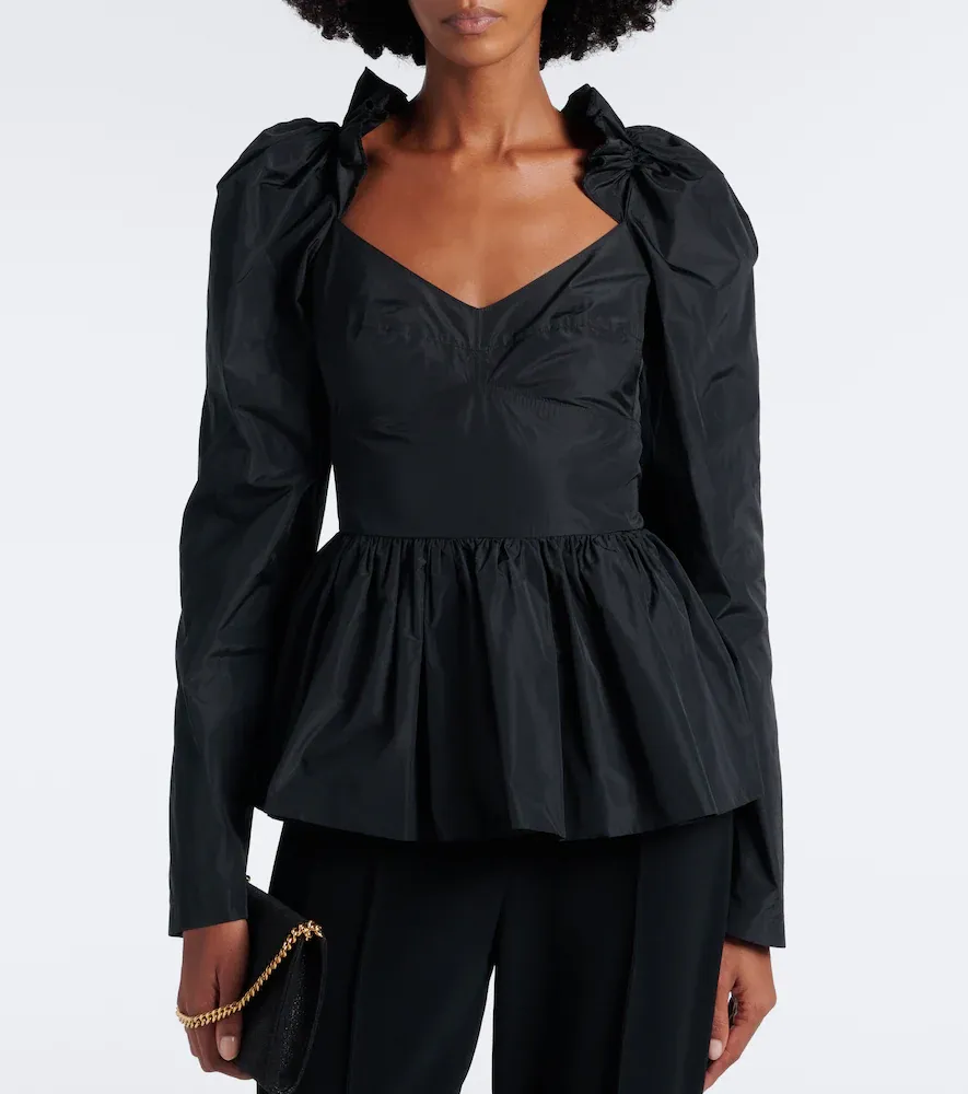 Stella McCartney Peplum taffeta top | Thumbnail 6