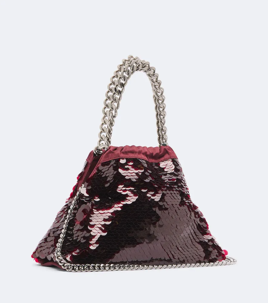 Stella McCartney Falabella Mini sequined top-handle bag | Thumbnail 3 Stella McCartney Falabella Mini sequined top-handle bag | Thumbnail 3