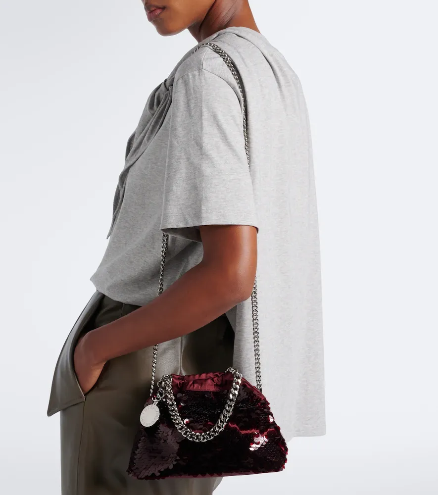 Stella McCartney Falabella Mini sequined top-handle bag | Thumbnail 5 Stella McCartney Falabella Mini sequined top-handle bag | Thumbnail 5