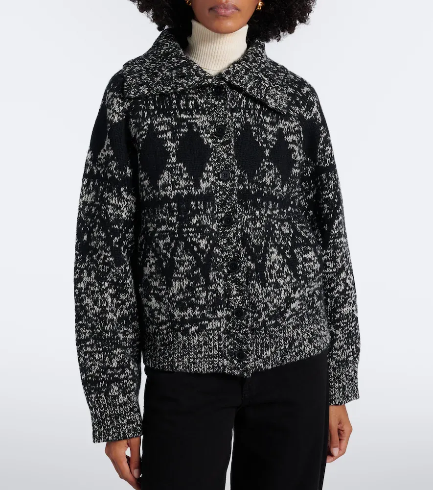 Vince Fair Isle wool-blend cardigan | Thumbnail 4