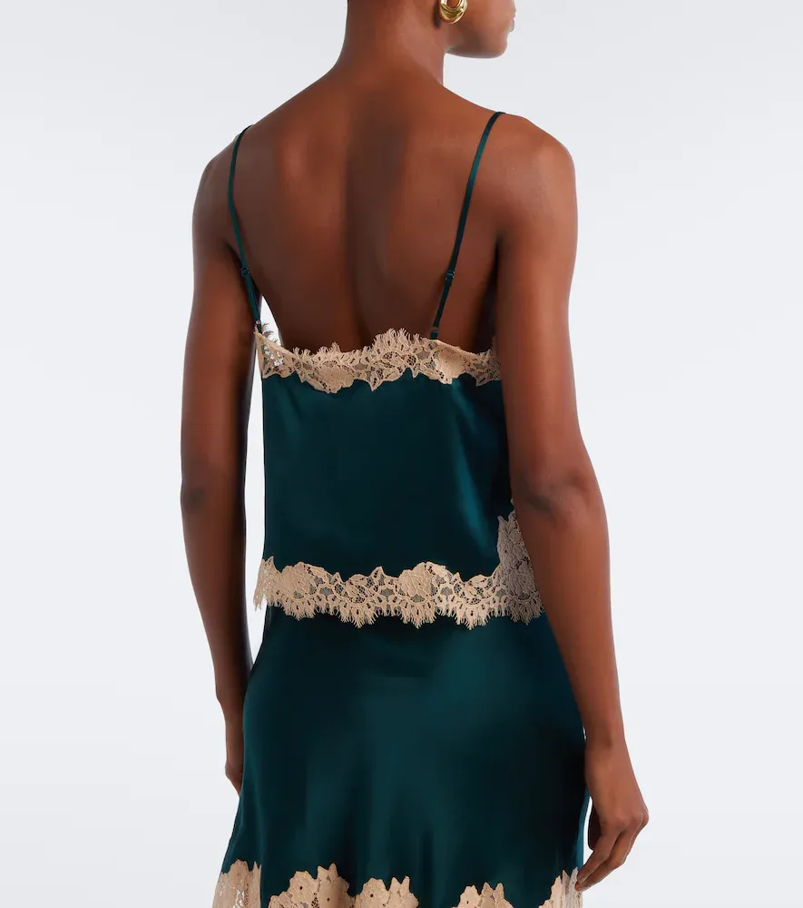 DÔEN Dôen Kira lace-trimmed silk satin camisole | Thumbnail 3 DÔEN Dôen Kira lace-trimmed silk satin camisole | Thumbnail 3