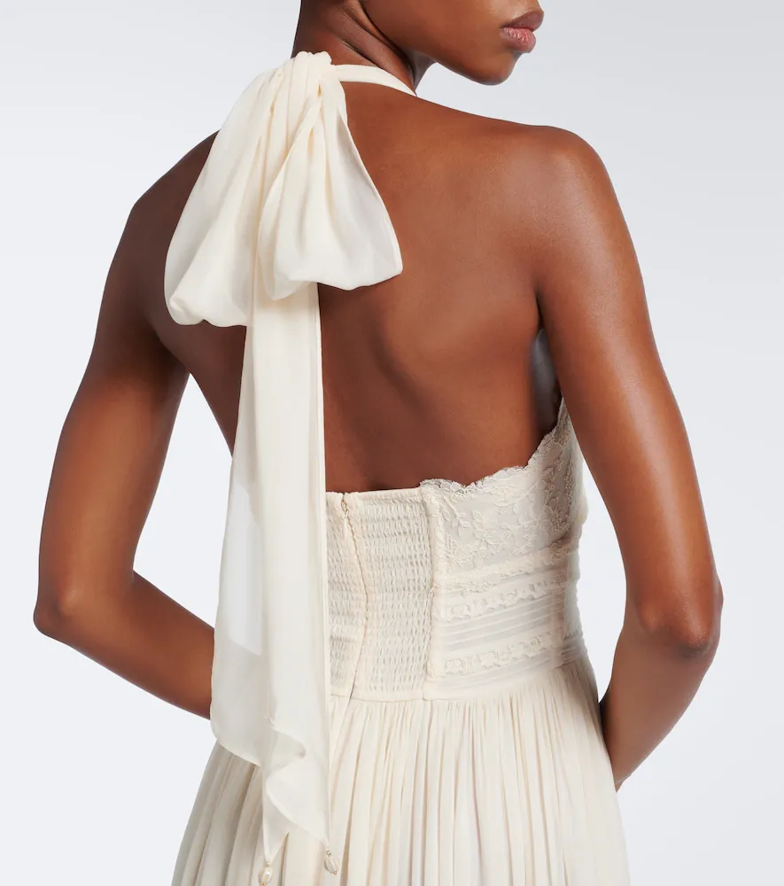 Zimmermann Fairlight lace-trimmed halterneck maxi dress | Thumbnail 5 Zimmermann Fairlight lace-trimmed halterneck maxi dress | Thumbnail 5