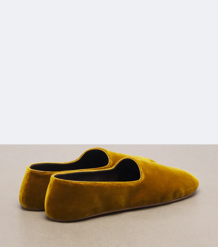 The Row Ponti velvet slip-on shoes | Thumbnail 4
