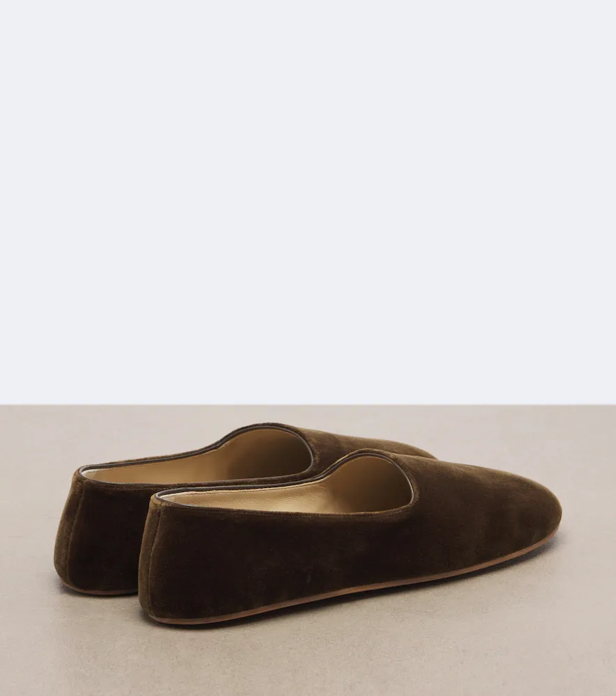 The Row Ponti velvet slip-on shoes | Thumbnail 2