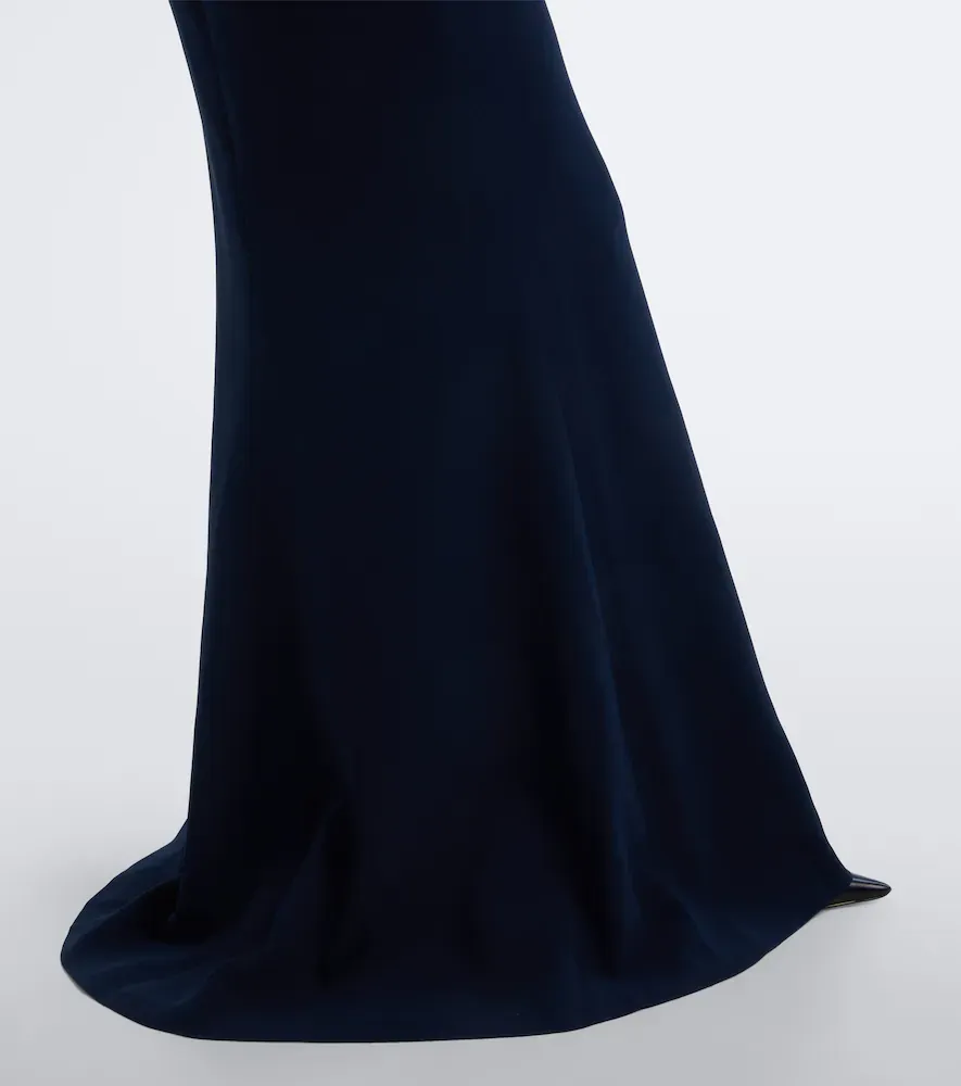 Elie Saab Caped crêpe gown | Thumbnail 4