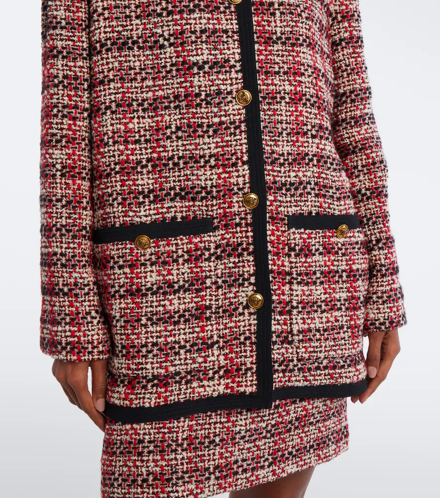 Versace Medusa wool-blend tweed jacket | Thumbnail 3