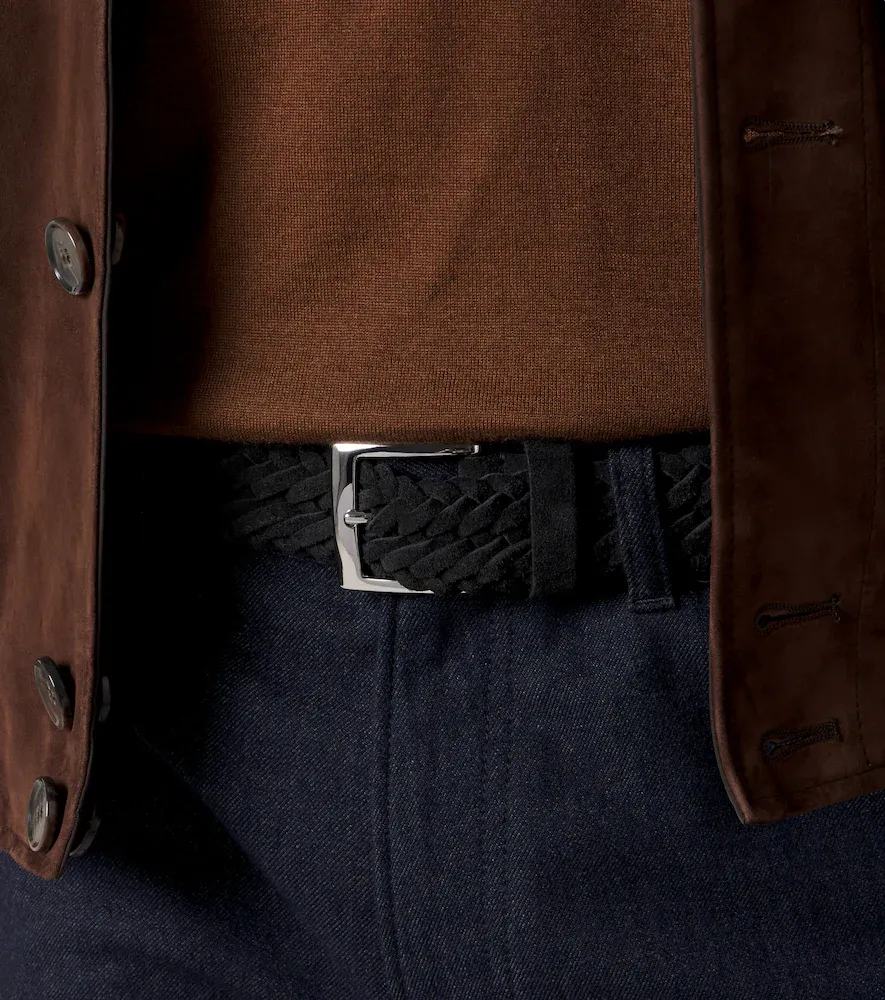 Kiton Braided suede belt | Thumbnail 4 Kiton Braided suede belt | Thumbnail 4