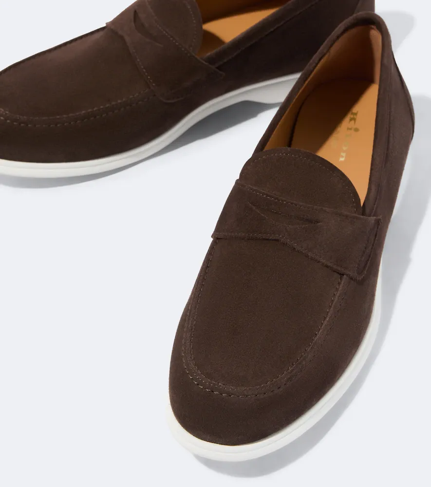 Kiton Suede penny loafers | Thumbnail 3