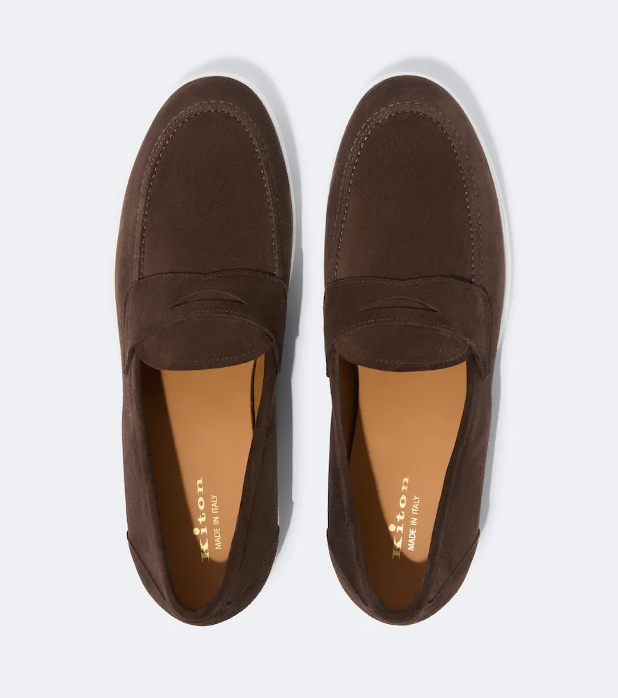 Kiton Suede penny loafers | Thumbnail 6
