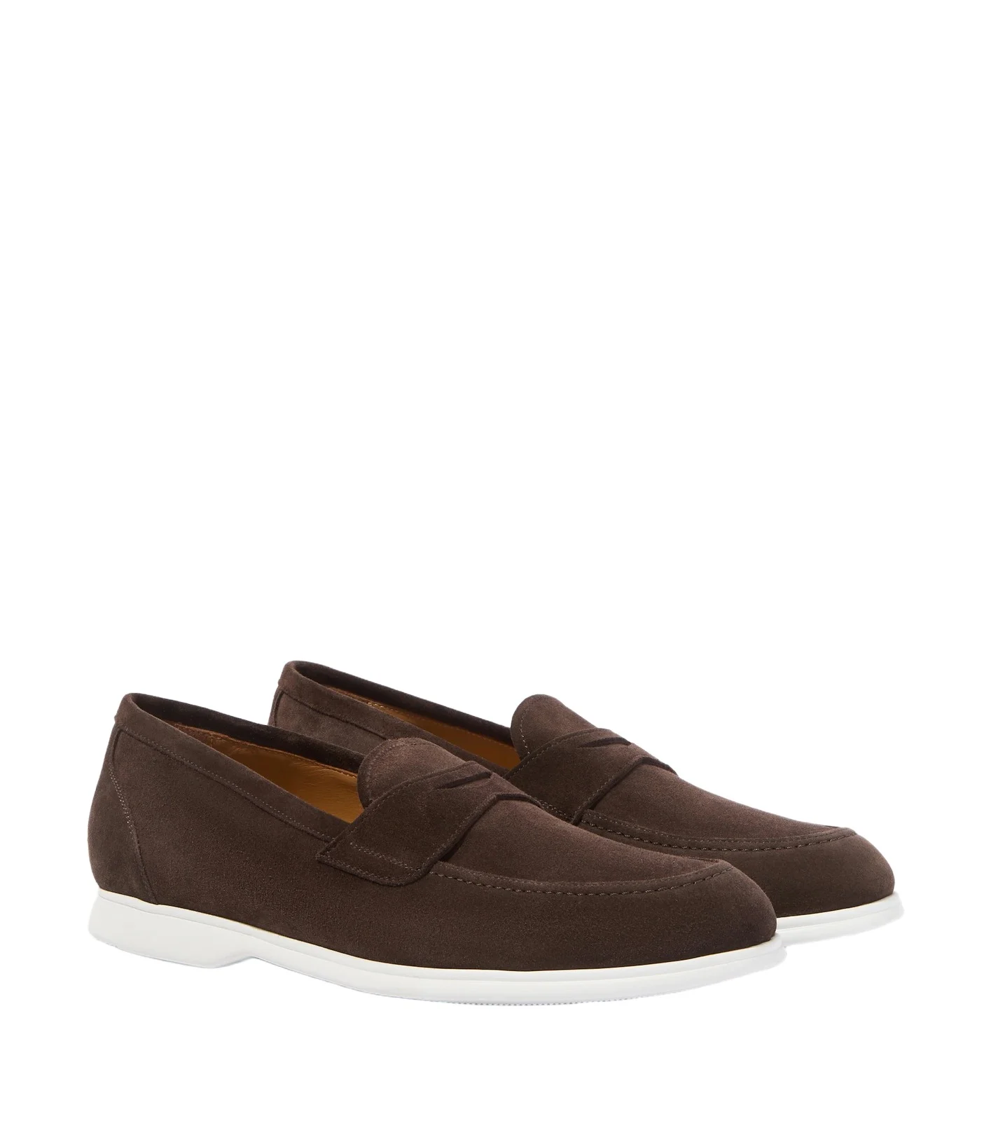 Kiton Suede penny loafers