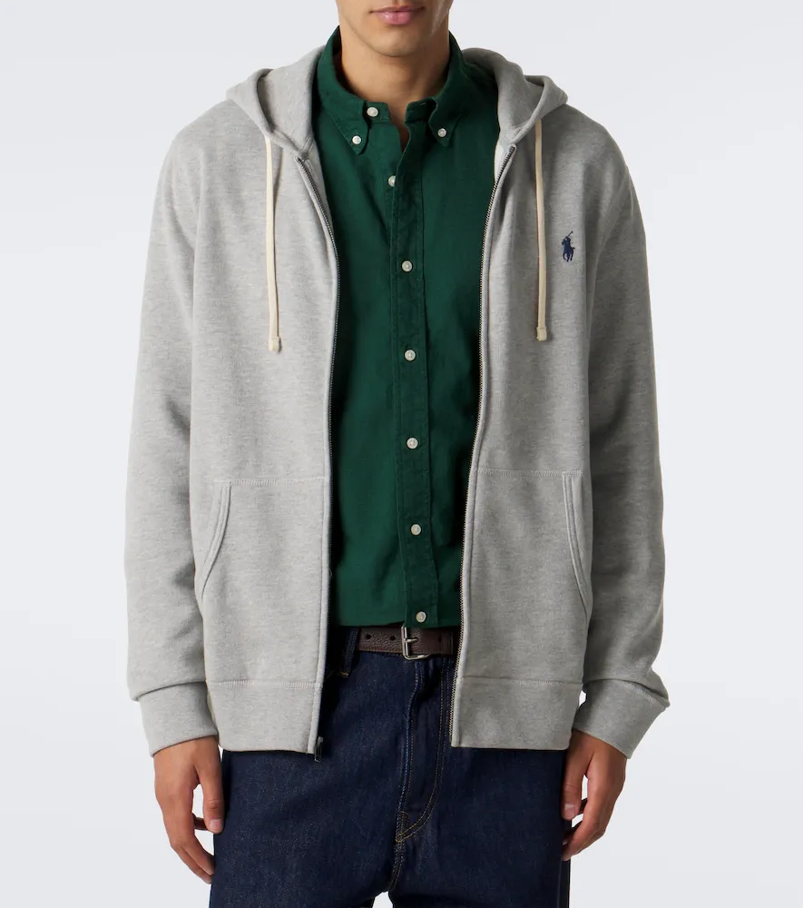 Polo Ralph Lauren Pony cotton-blend fleece zip-up hoodie | Thumbnail 2 Polo Ralph Lauren Pony cotton-blend fleece zip-up hoodie | Thumbnail 2