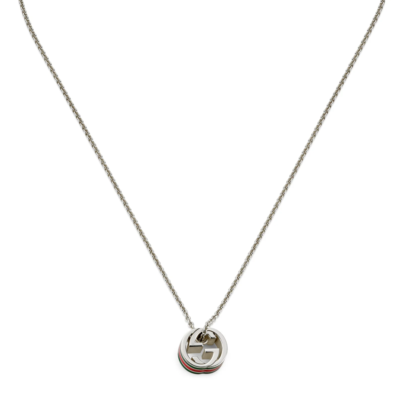 Gucci Pendant Chain Necklace With Interlocking G