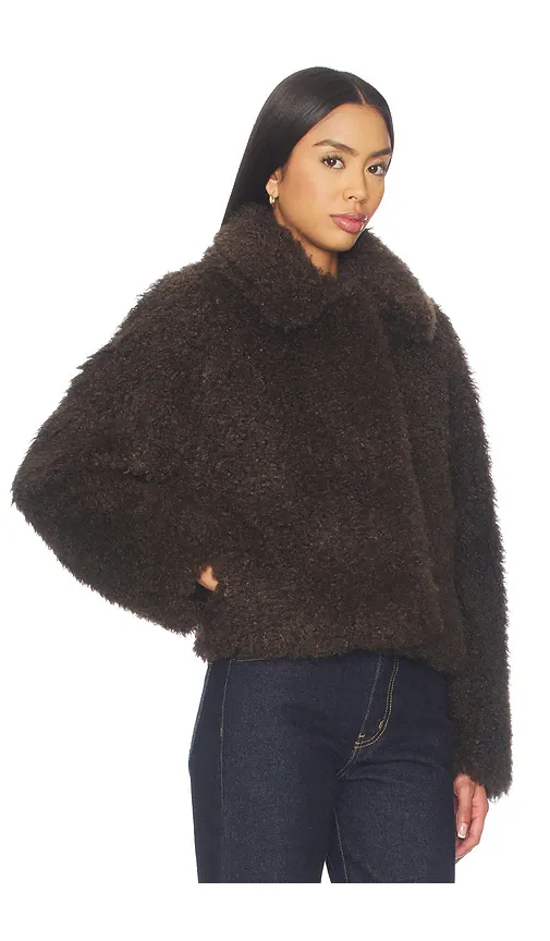 Vince Faux Fur Cropped Jacket | Thumbnail 2