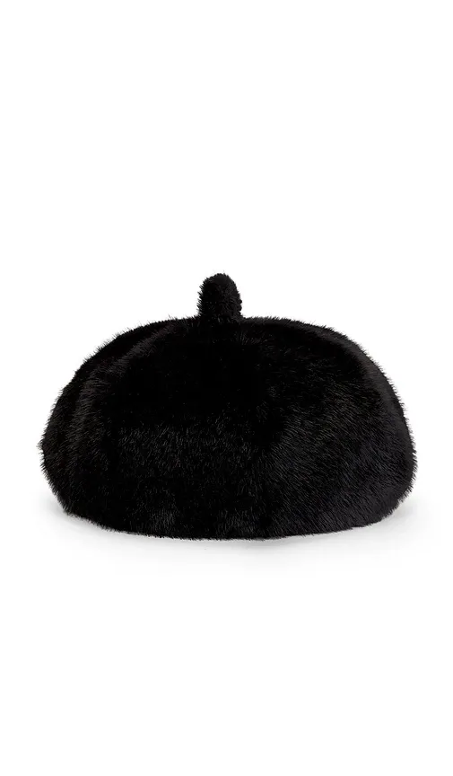 Adrienne Landau The Margaux Faux Fur Beret | Thumbnail 2 Adrienne Landau The Margaux Faux Fur Beret | Thumbnail 2