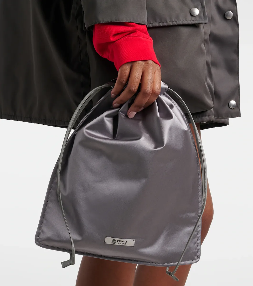 Prada Prada Wish satin pouch | Thumbnail 7