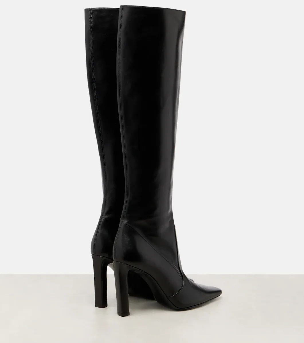 Saint Laurent Francoise 95 leather knee-high boots | Thumbnail 3 Saint Laurent Francoise 95 leather knee-high boots | Thumbnail 3
