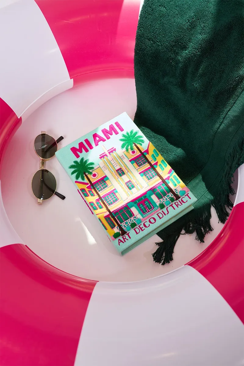 Olympia Le-Tan Miami Crossbody Book Clutch Bag | Thumbnail 2 Olympia Le-Tan Miami Crossbody Book Clutch Bag | Thumbnail 2