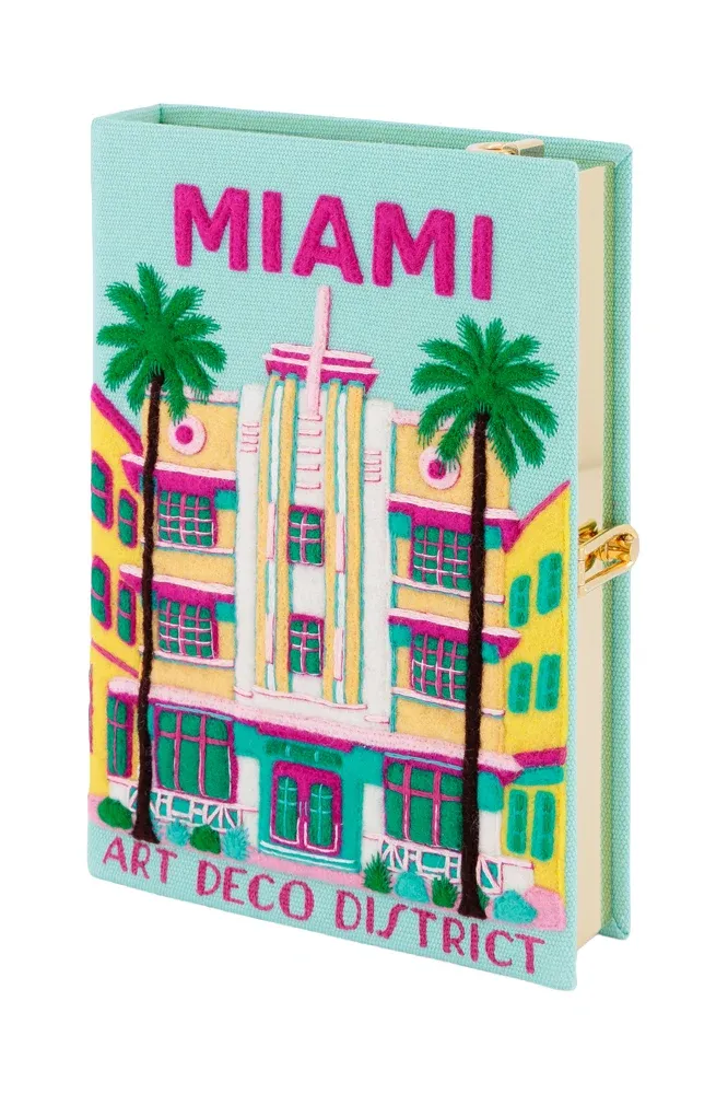 Olympia Le-Tan Miami Crossbody Book Clutch Bag | Thumbnail 5 Olympia Le-Tan Miami Crossbody Book Clutch Bag | Thumbnail 5